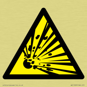 Warning Symbol: Explosive material